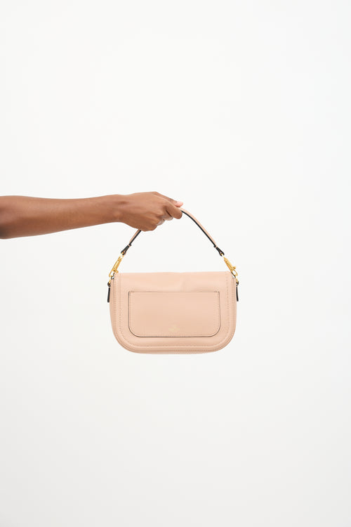 Valentino Leather Alltime VLogo Bag