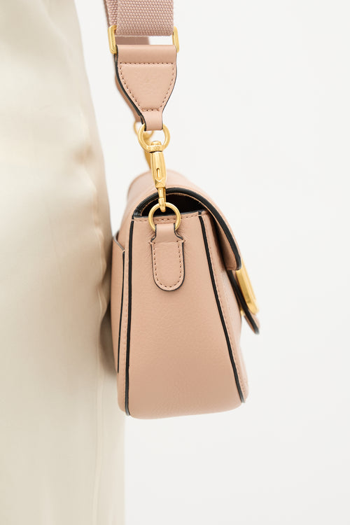 Valentino Leather Alltime VLogo Bag