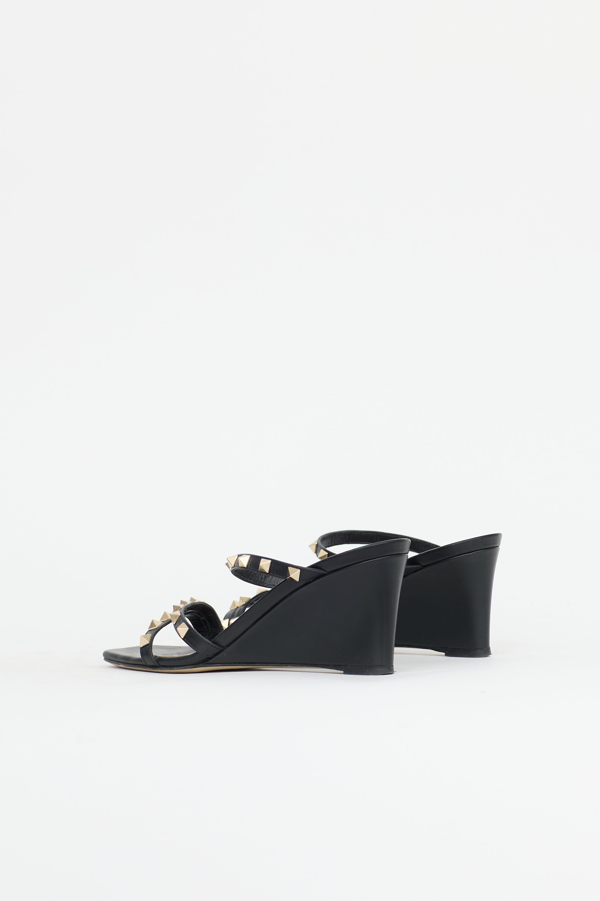 Valentino Leather Rockstud Sandal