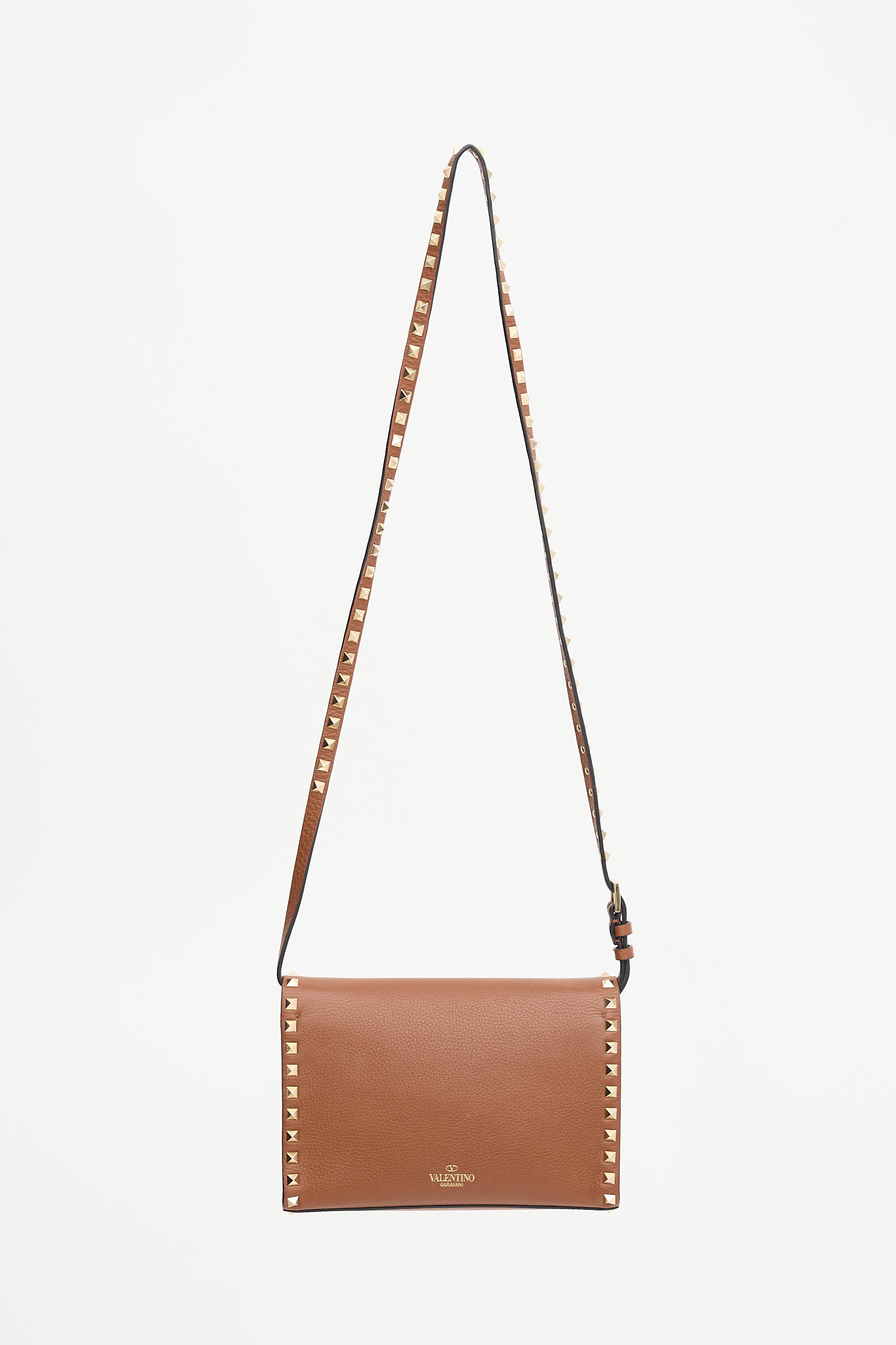 Valentino Leather Rockstud Small Crossbody Bag