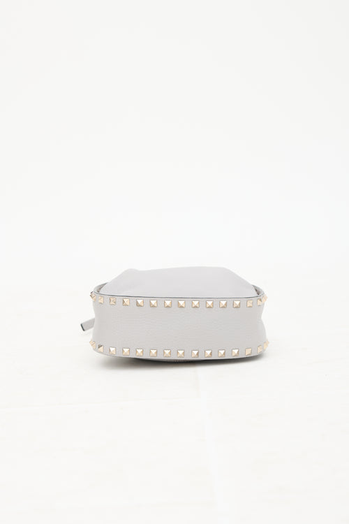Valentino Leather Rockstud Small Drawstring Bag