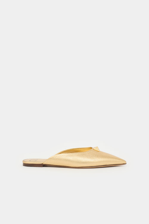 Valentino Metallic Roman Stud Mule