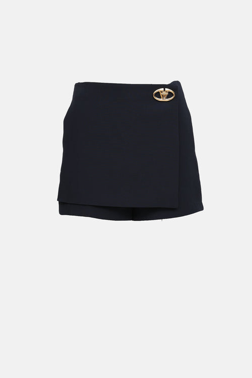 ValentinoLogo Turnlock Skort