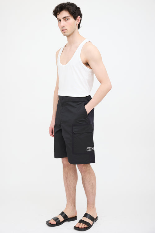 Valentino Nylon Cargo Shorts