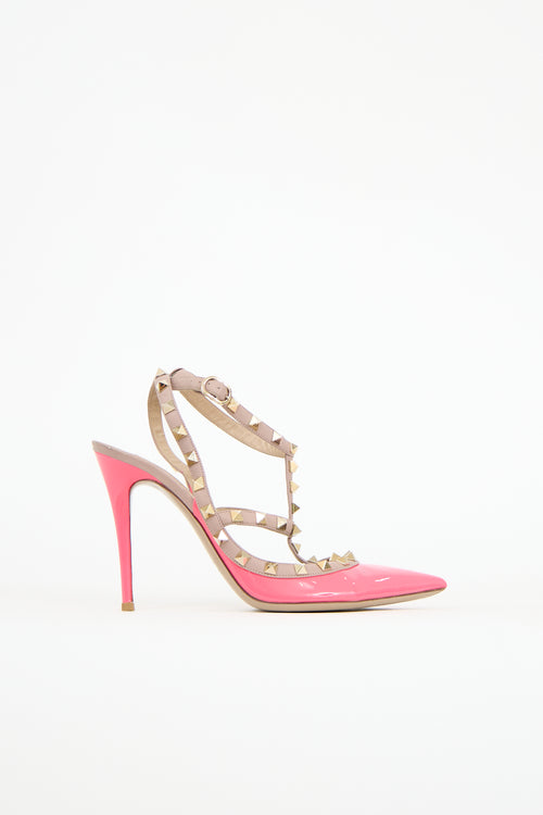 Valentino Patent Leather Rockstud Pump