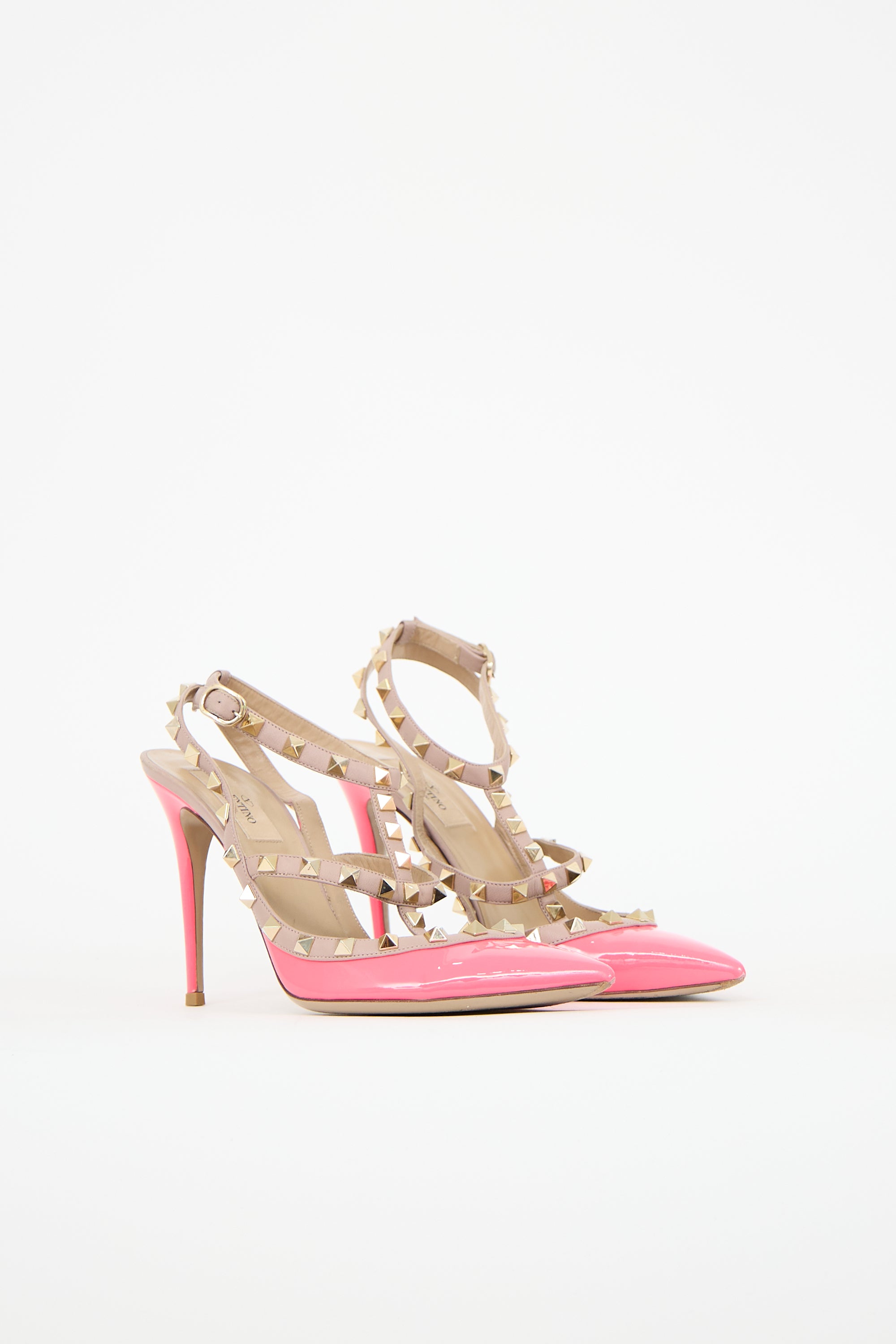 Valentino Patent Leather Rockstud Pump
