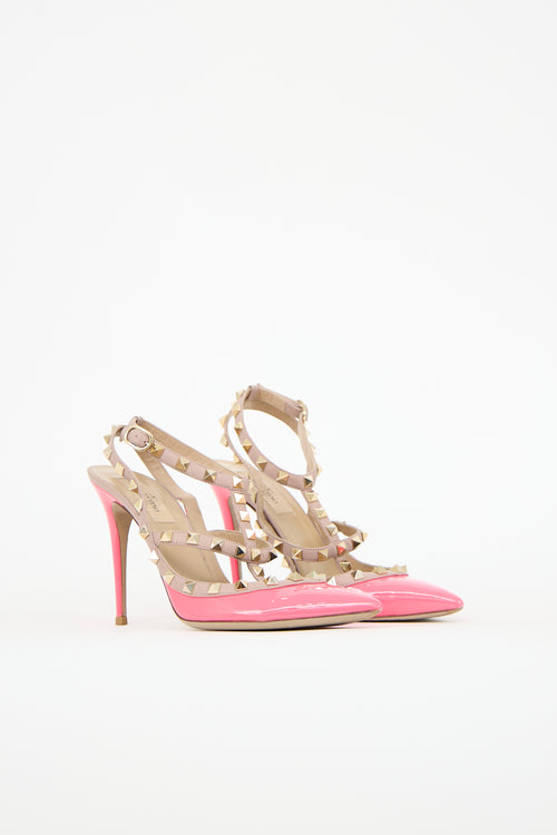 Valentino Patent Leather Rockstud Pump