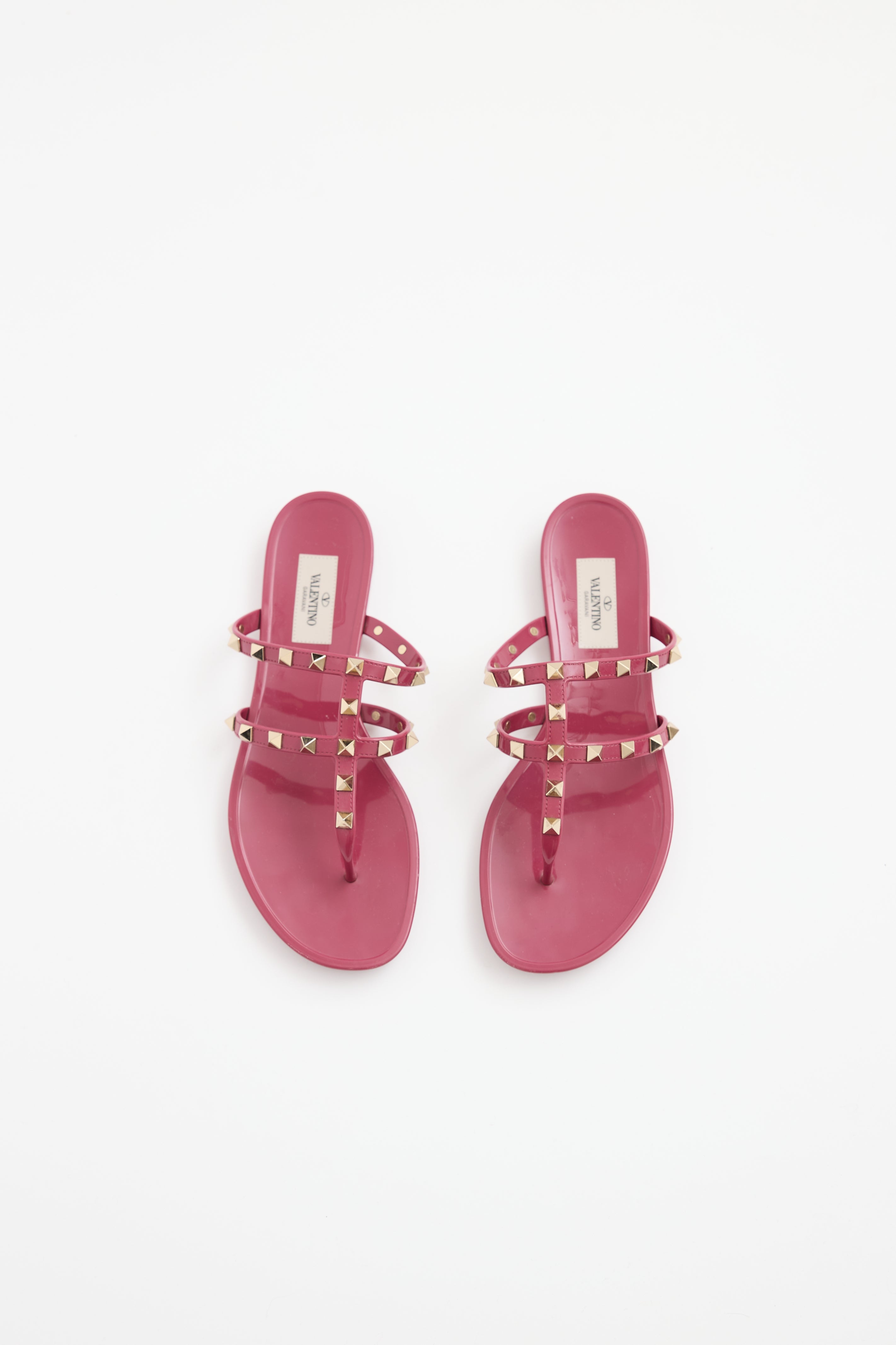 Valentino Red Rockstud Caged Sandal