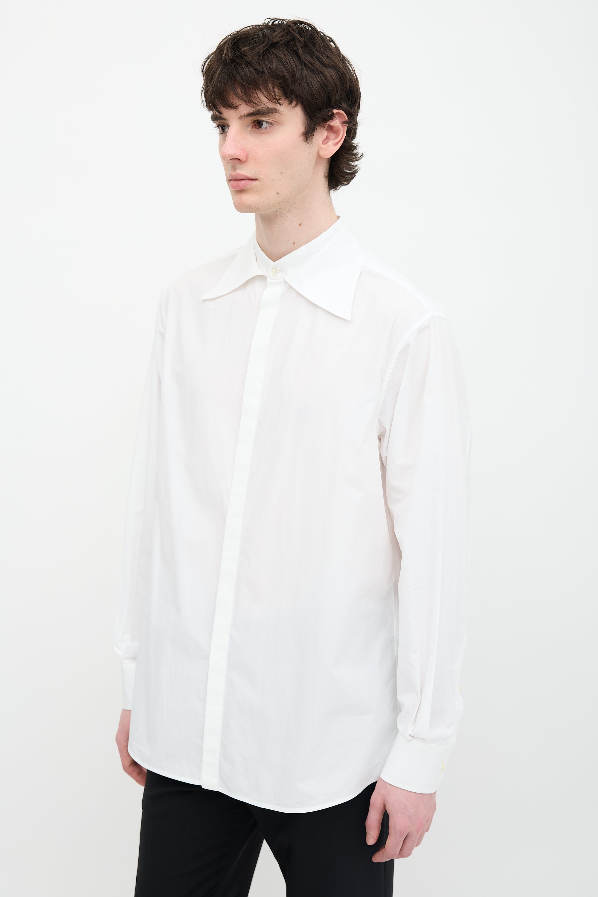 Valentino Point Collar Shirt