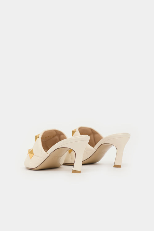 Valentino Quilted Rockstud  Mule