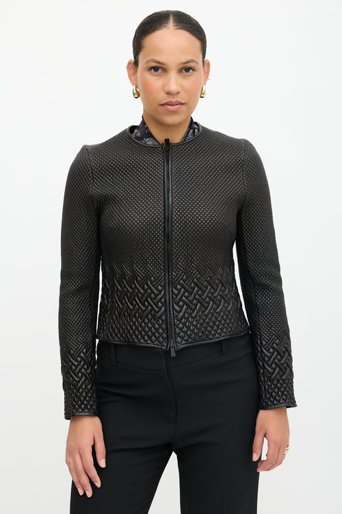 Valentino Quilted Leather Jacket