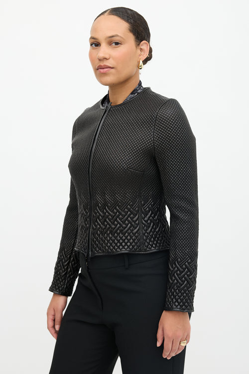 Valentino Quilted Leather Jacket