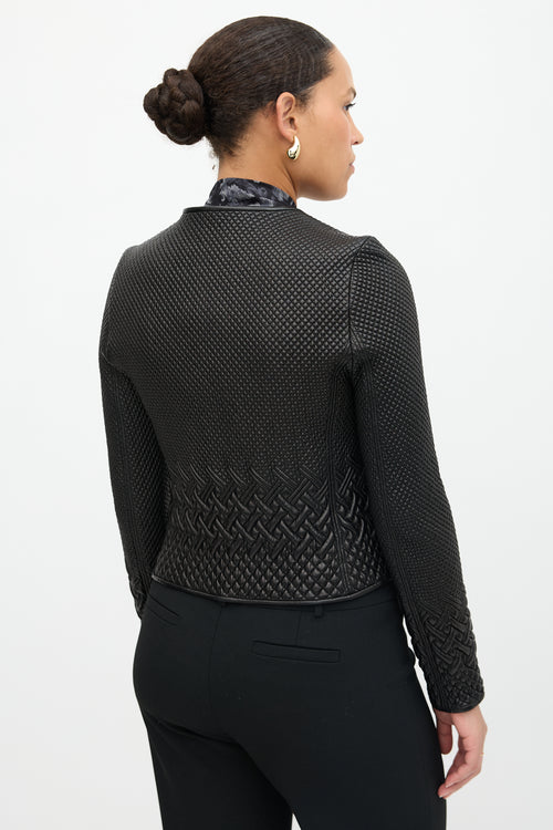 Valentino Quilted Leather Jacket