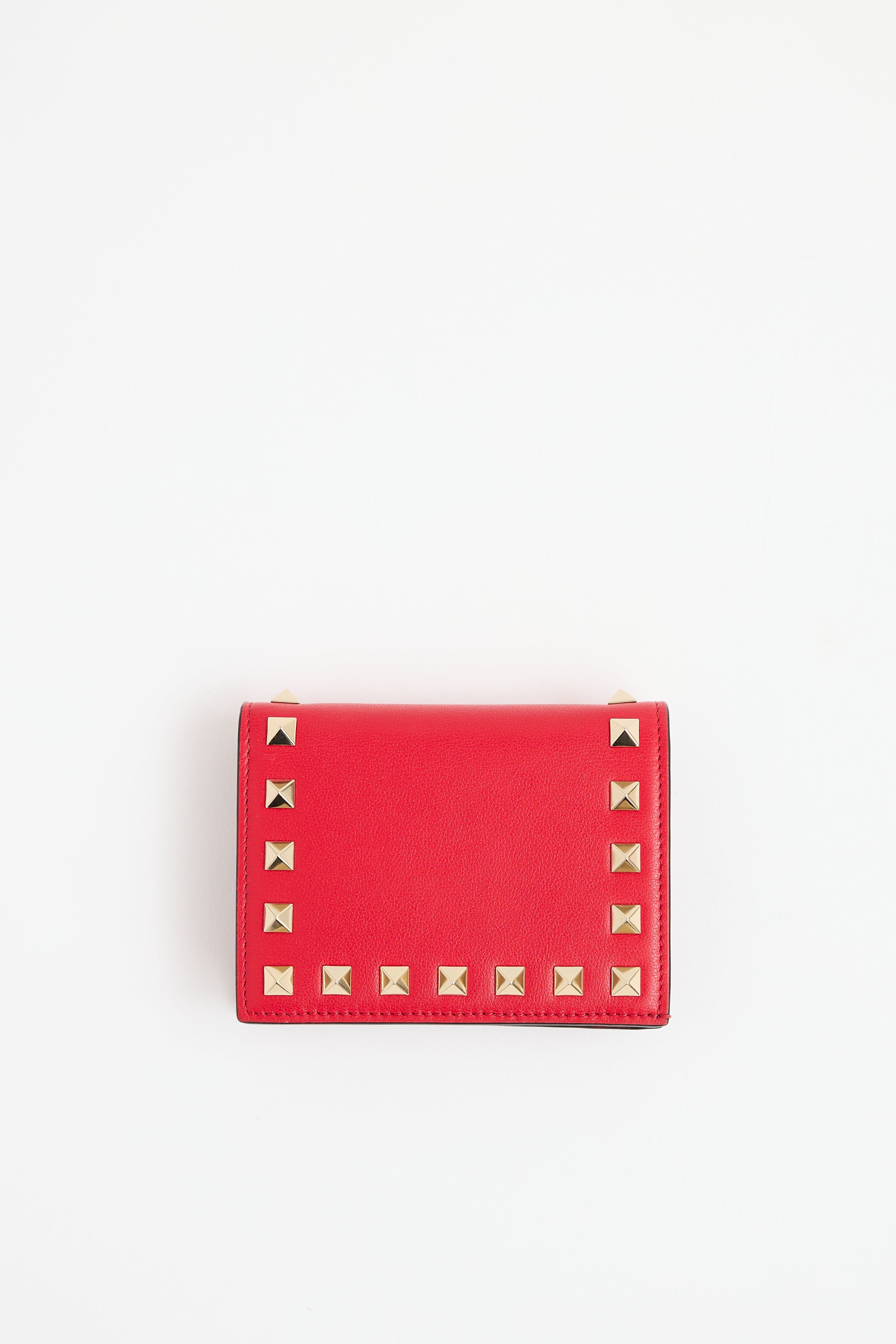Valentino Leather Rockstud Wallet
