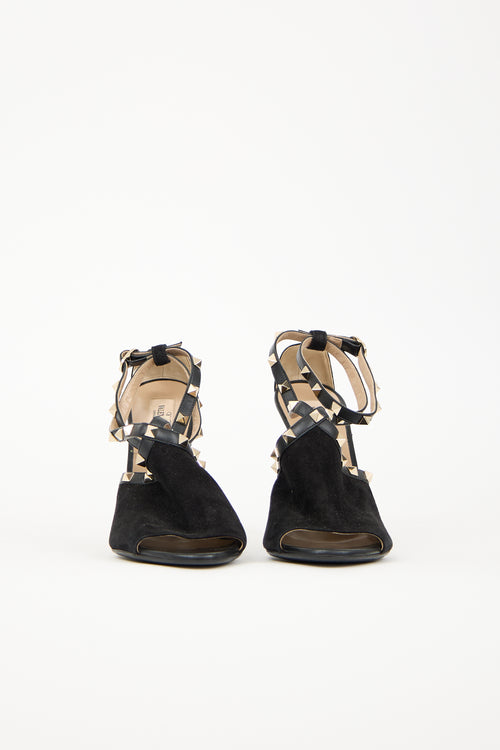 Valentino Suede Rockstud Heel