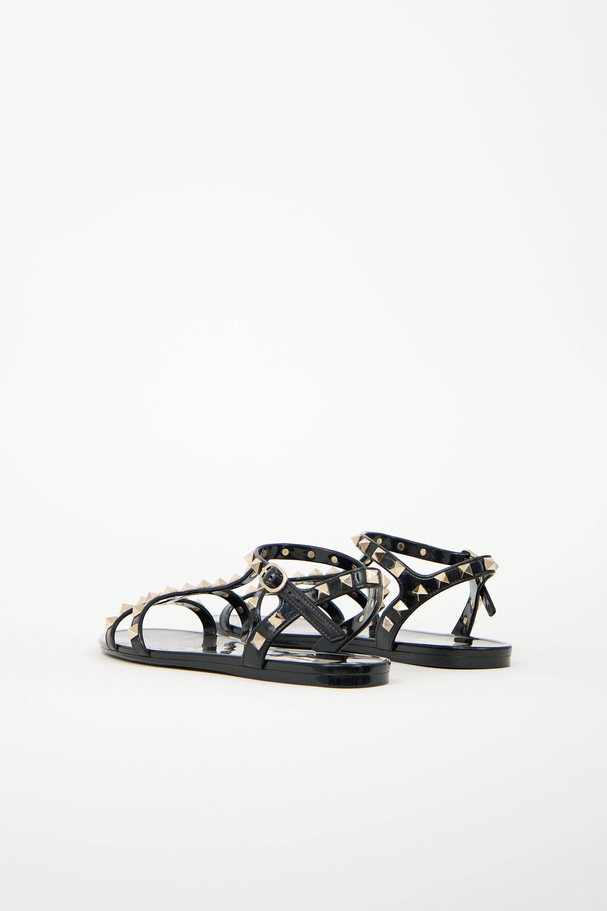 Valentino Rubber Rockstud Sandal
