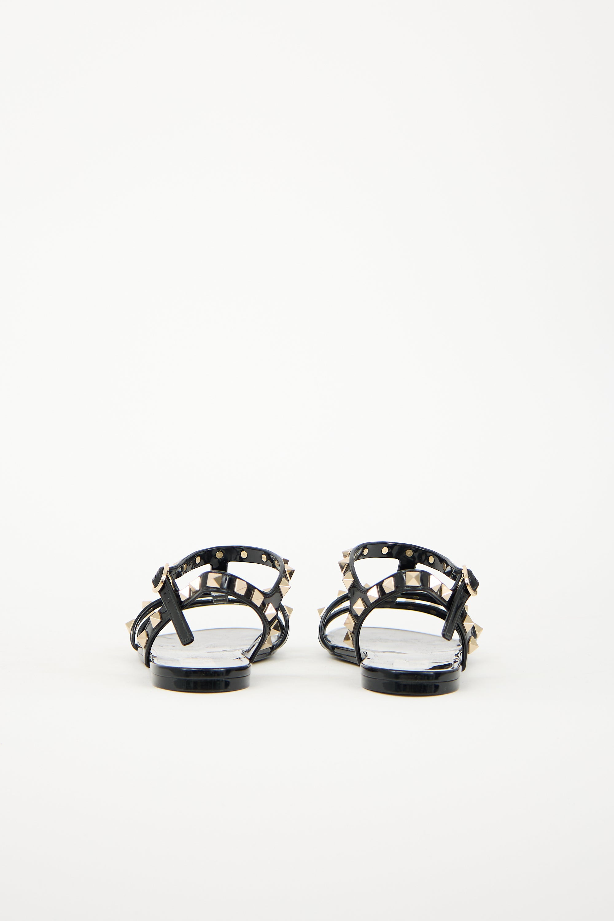Valentino Rubber Rockstud Sandal