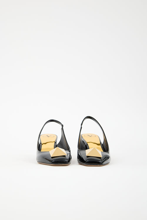 Valentino Patent One Stud Heel