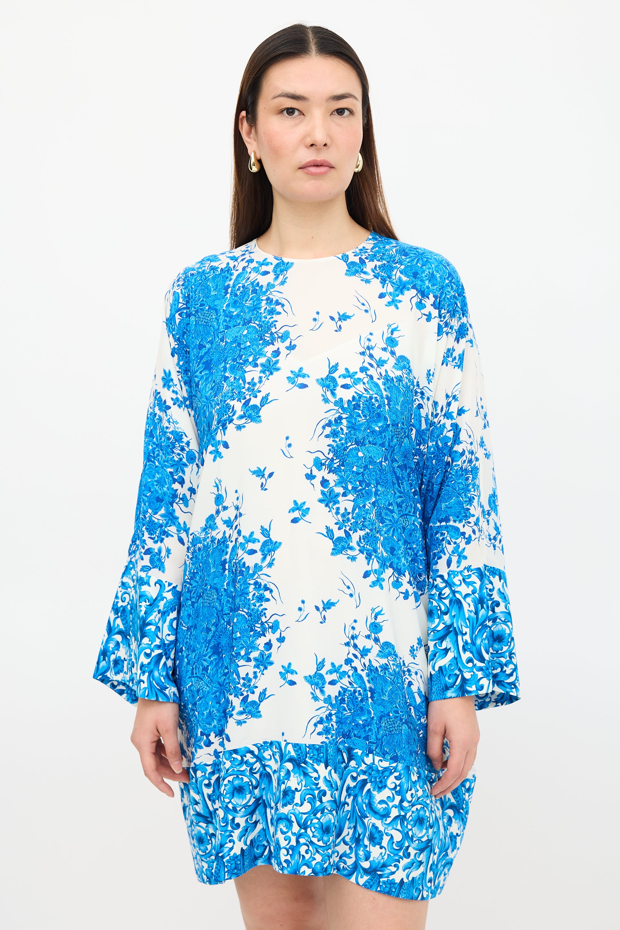 Valentino Silk Floral Dress