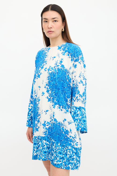 Valentino Silk Floral Dress