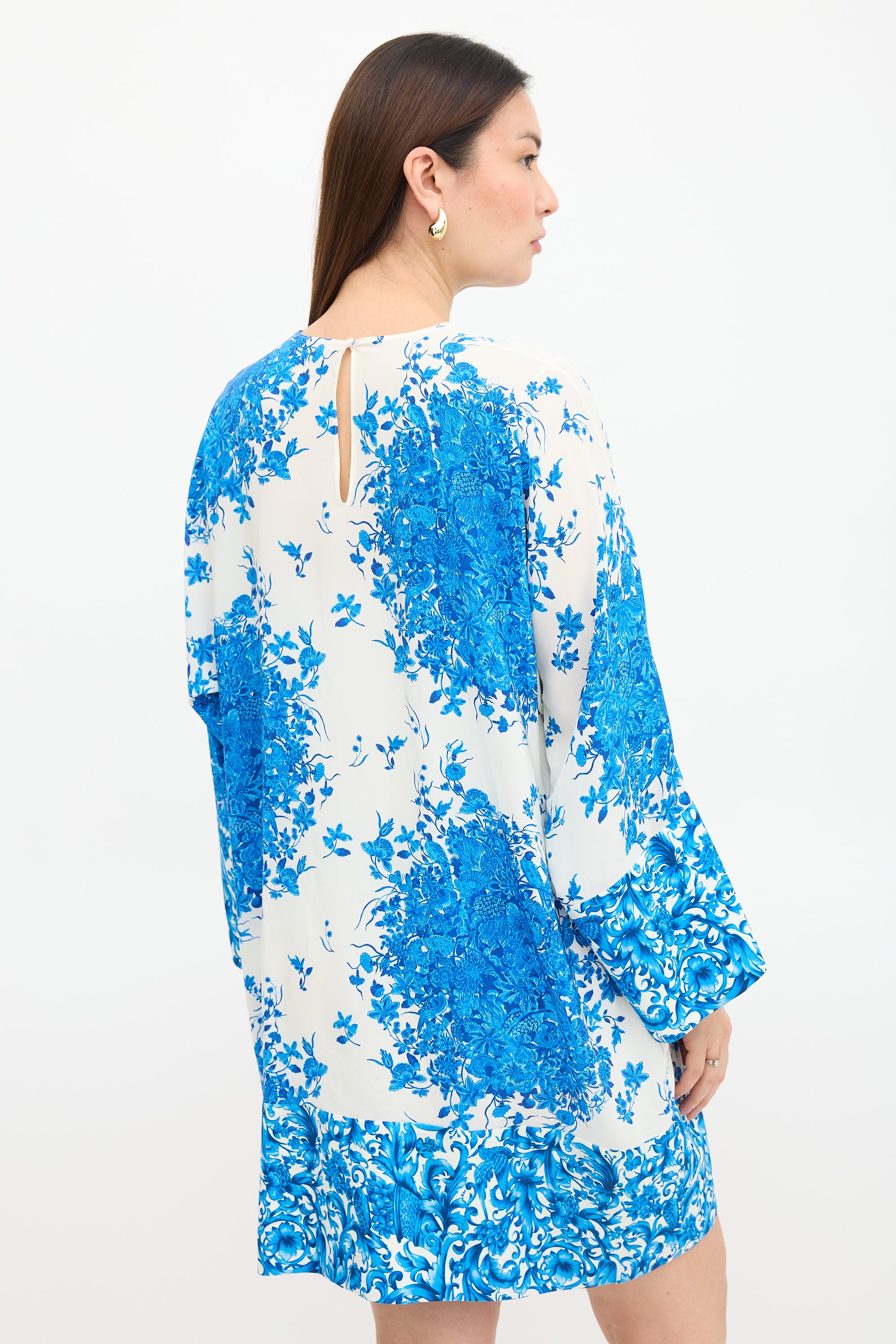 Valentino Silk Floral Dress