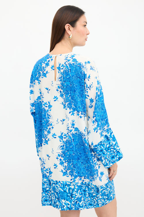 Valentino Silk Floral Dress