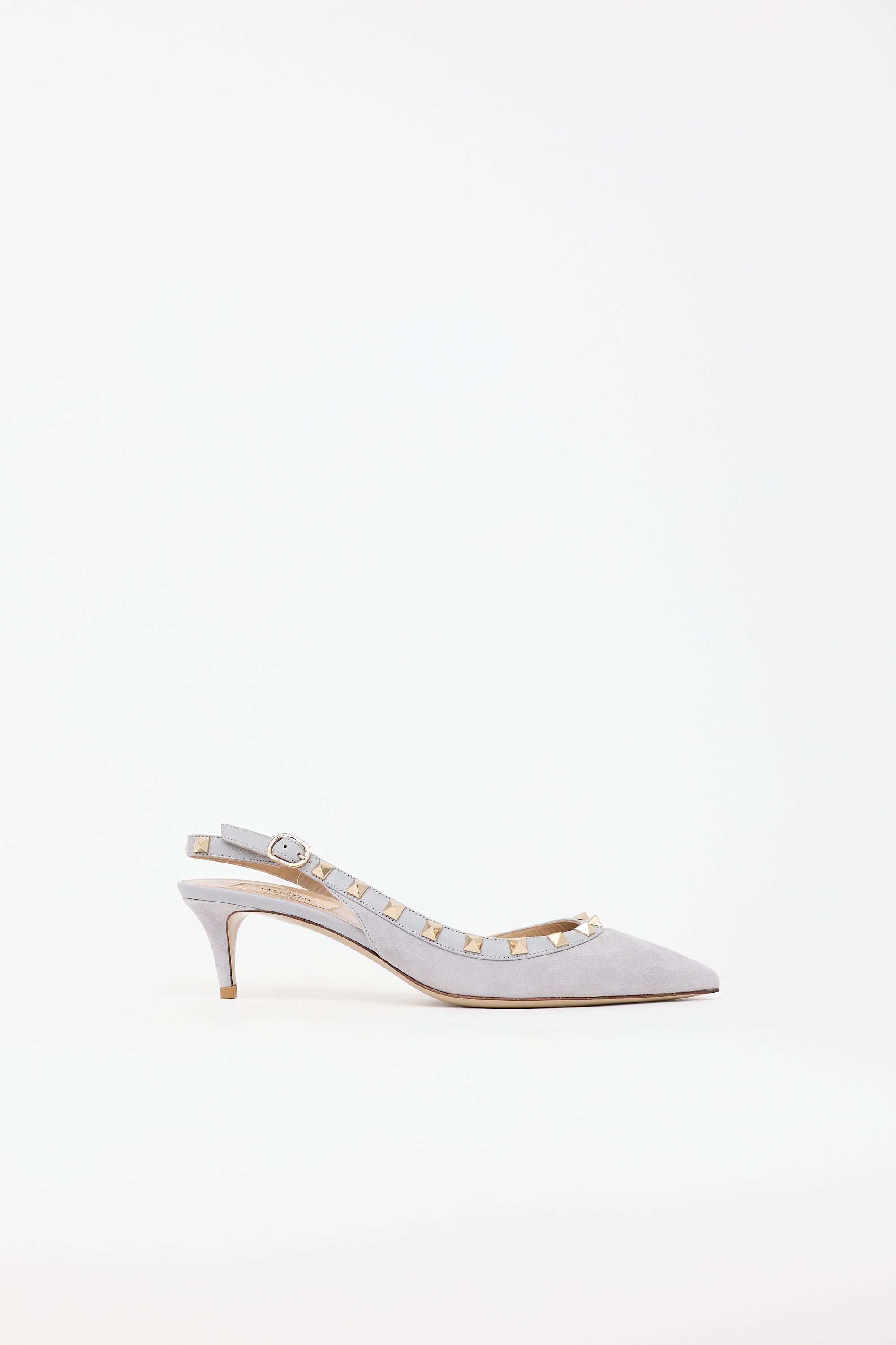 Valentino Suede Rockstud Heel