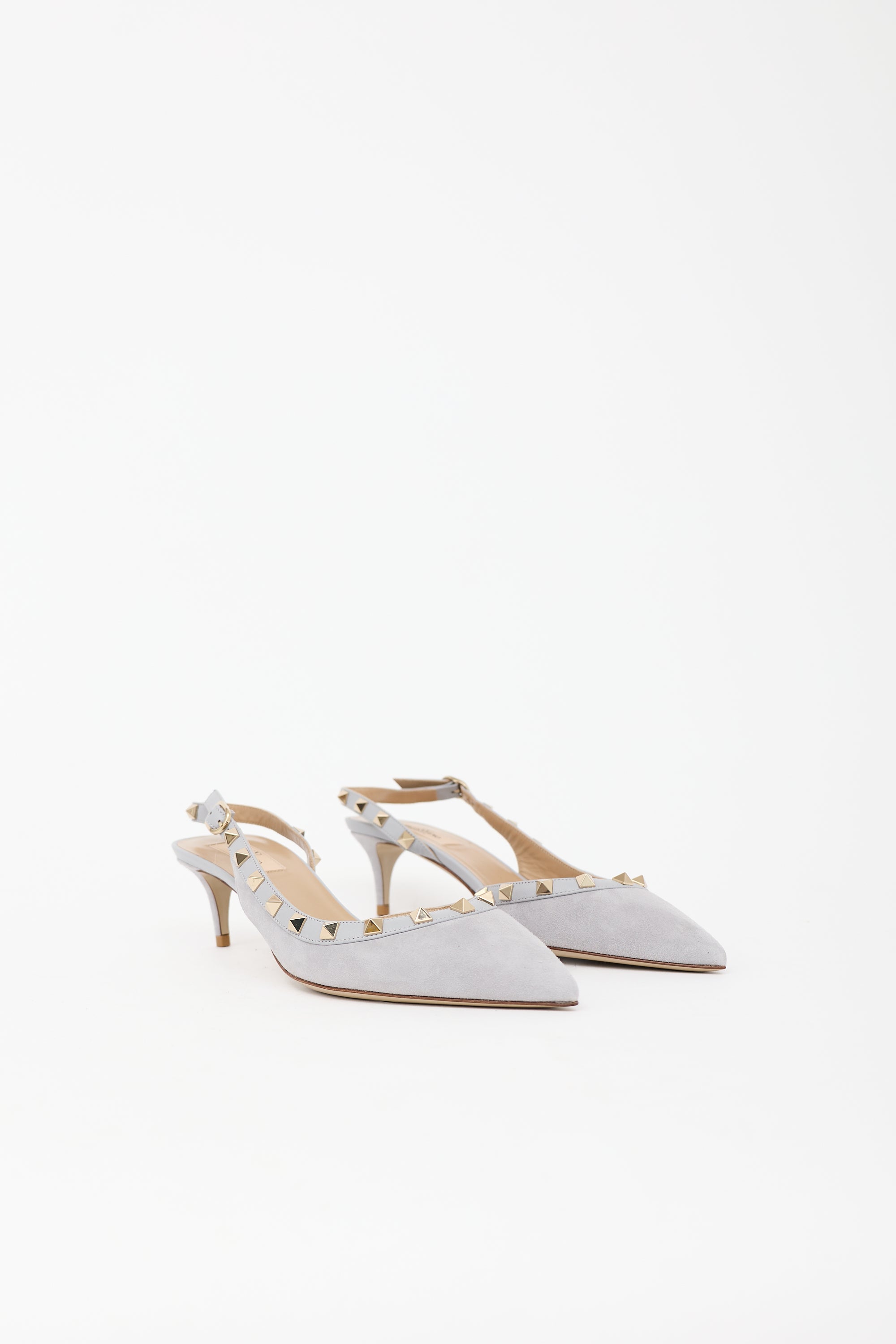 Valentino Suede Rockstud Heel