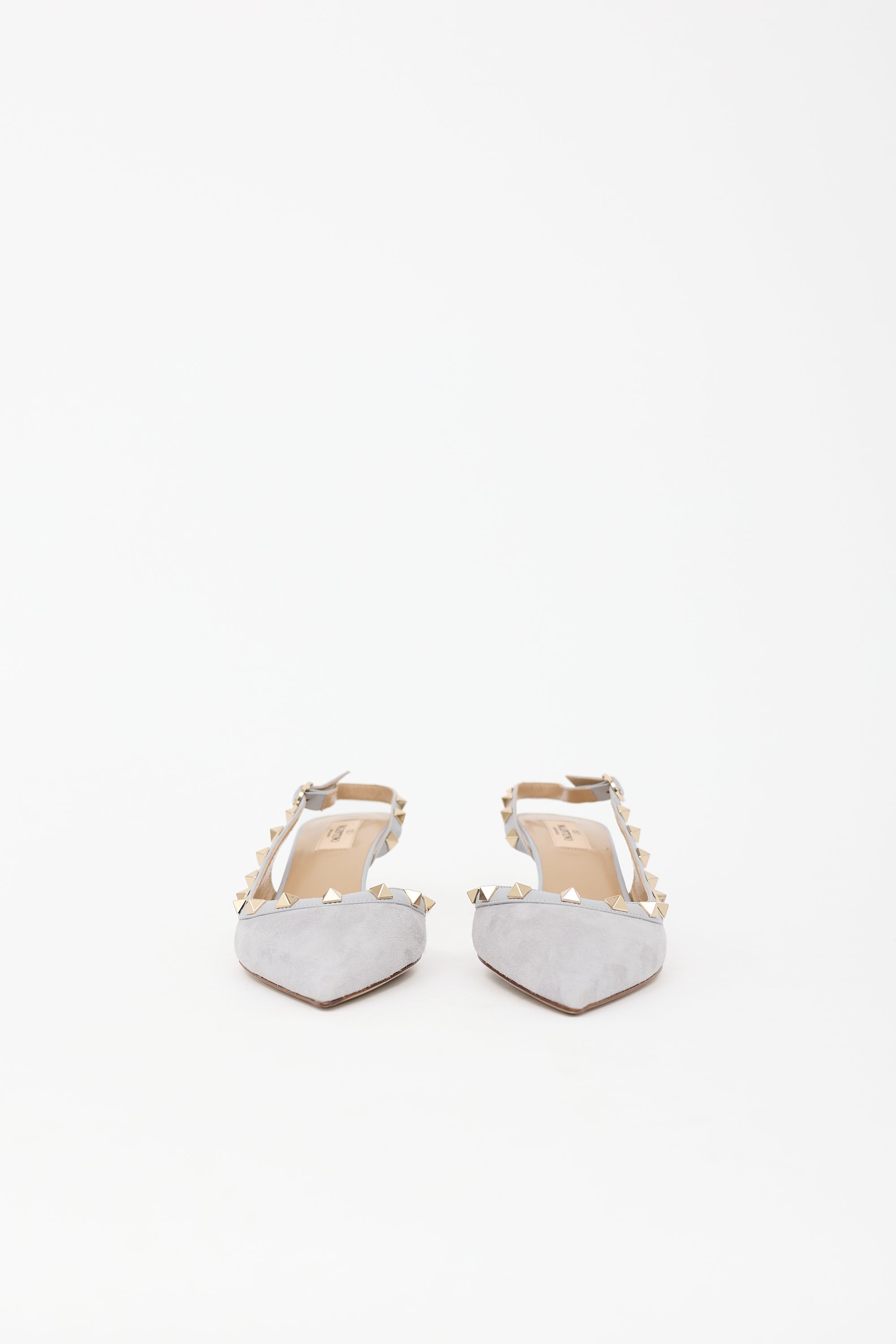 Valentino Suede Rockstud Heel