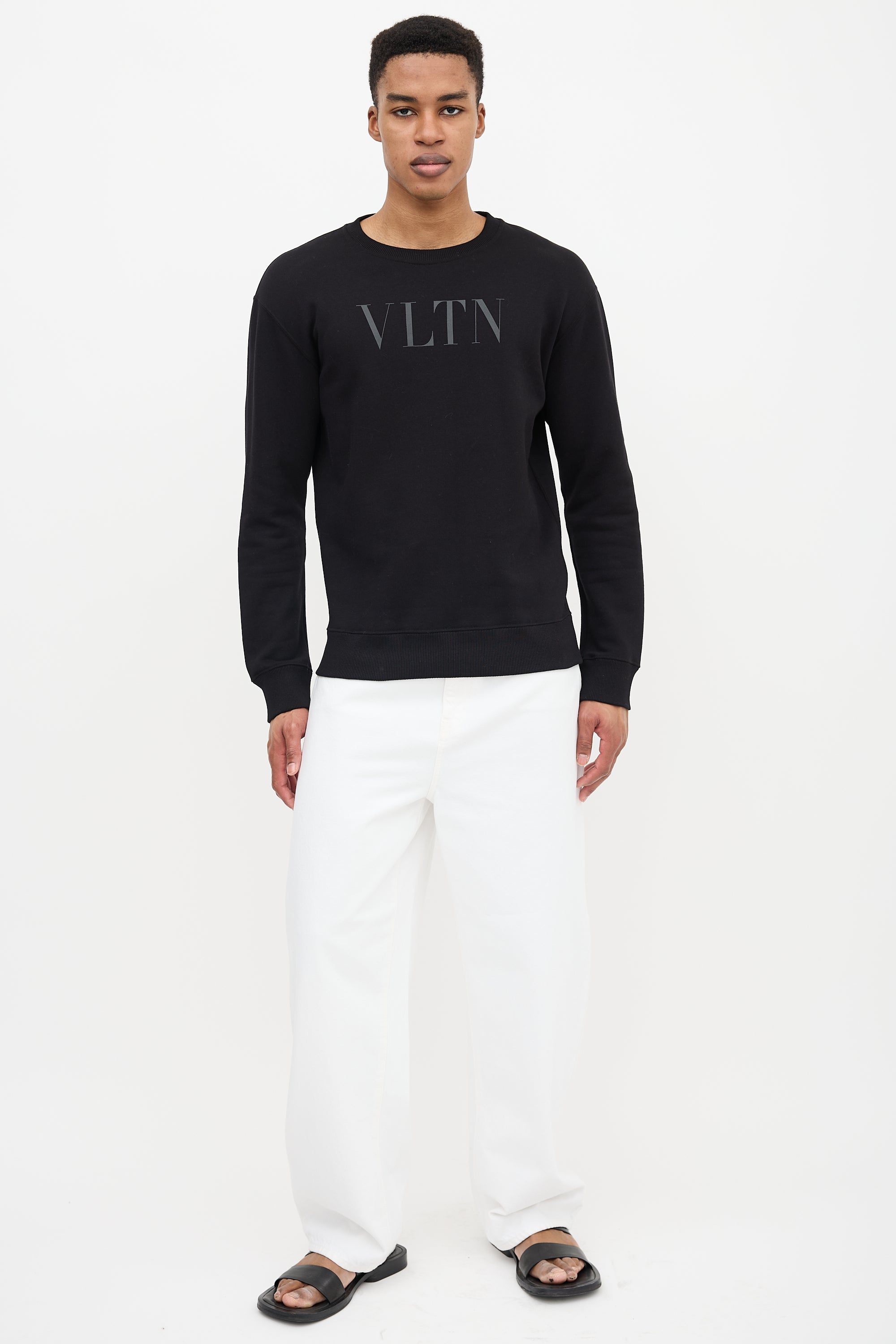 Valentino VLTN Logo Crewneck Sweater