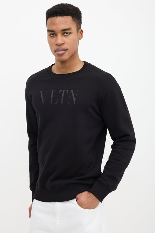 Valentino VLTN Logo Crewneck Sweater