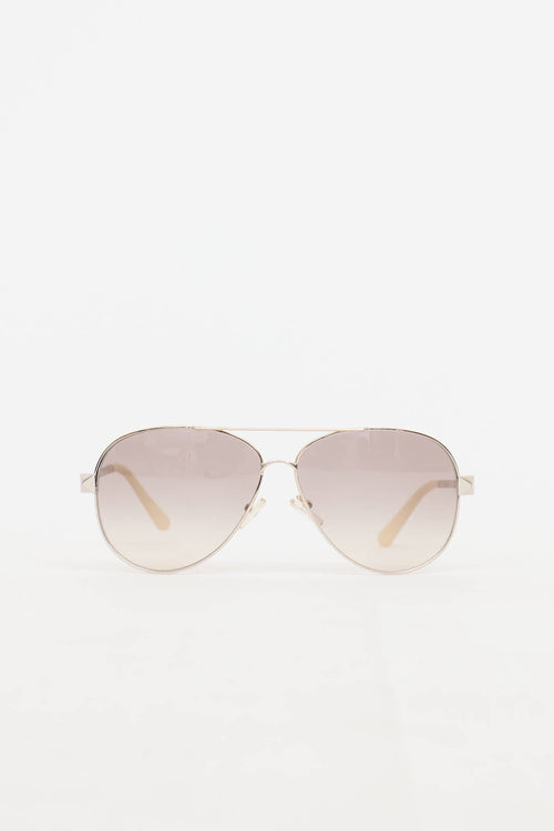Valentino V117S Aviator Sunglasses