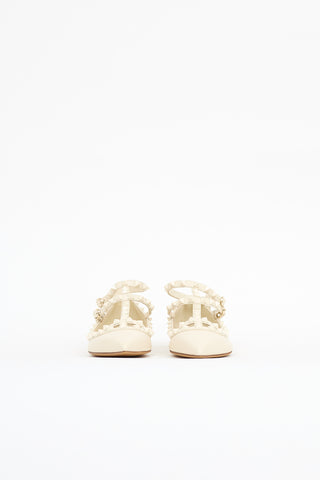 Valentino Rockstud Cage Flat