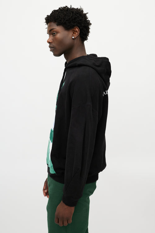 Valentino X Undercover Black & Multicolour UFO Logo Hoodie
