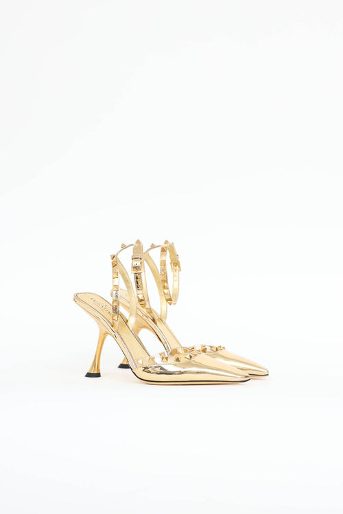 Valentino Patent Rockstud Couture Pump