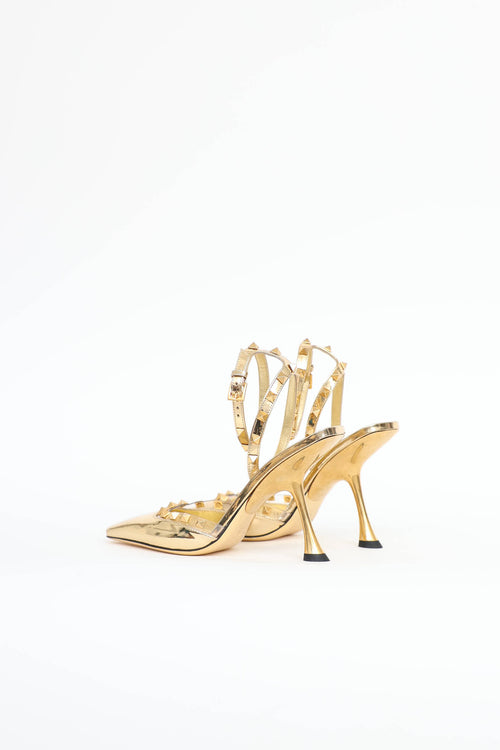 Valentino Patent Rockstud Couture Pump