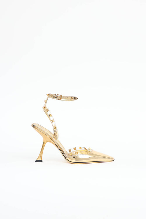 Valentino Patent Rockstud Couture Pump