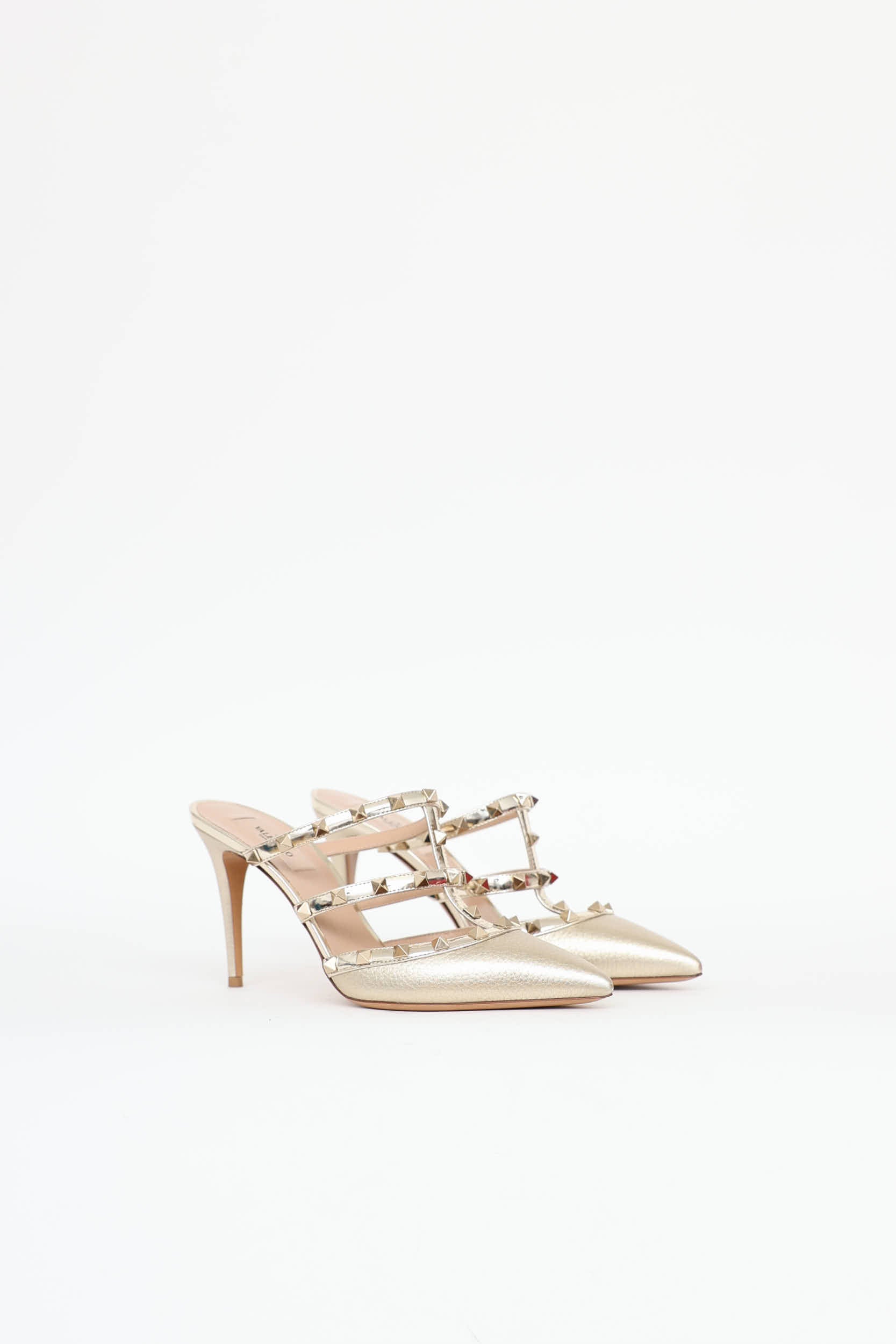 Valentino Rockstud Caged Mule