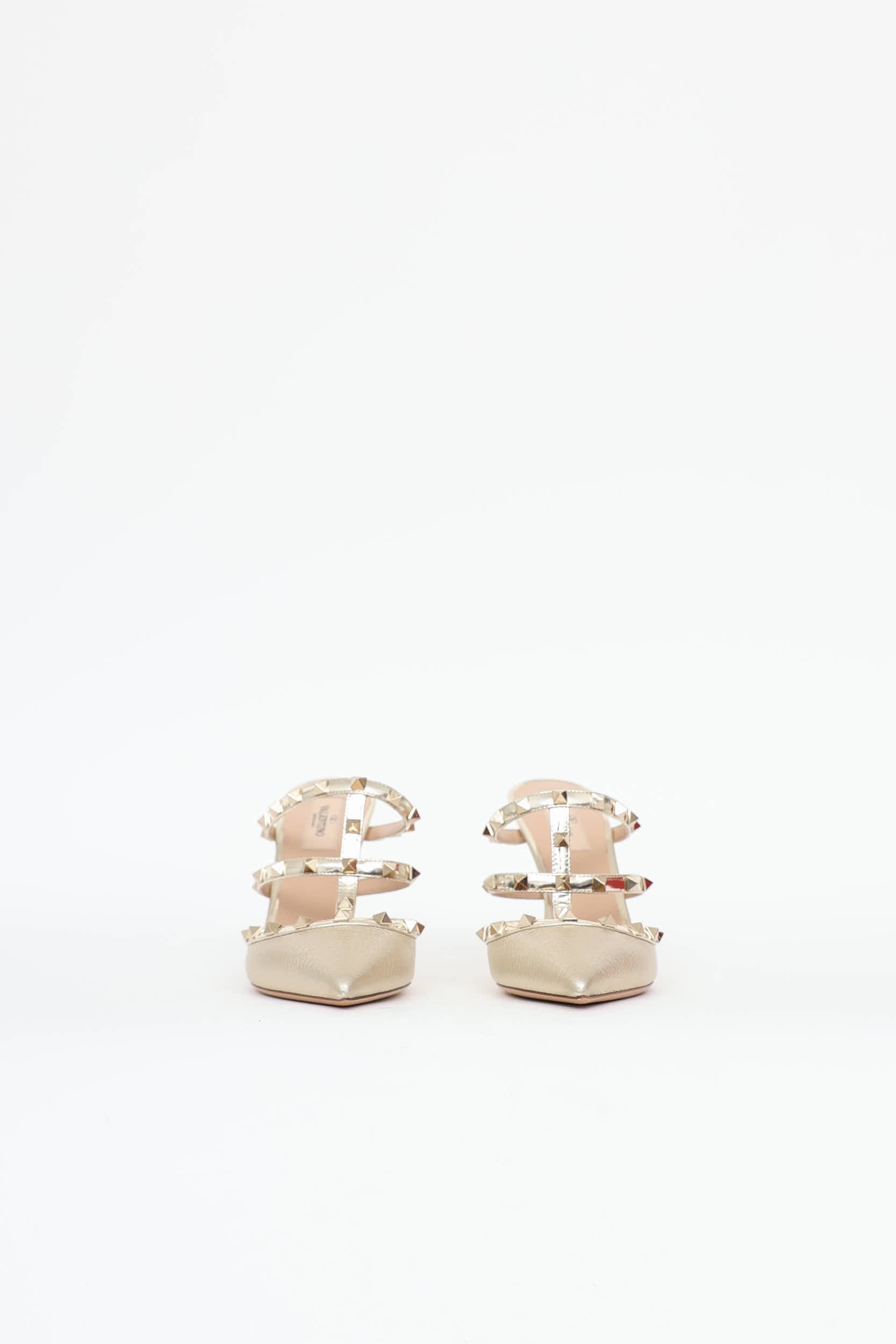 Valentino Rockstud Caged Mule