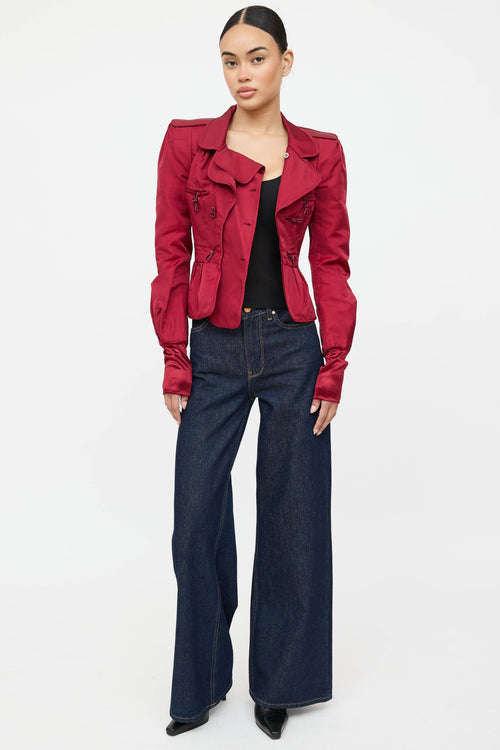 Saint Laurent Silk Evening Jacket