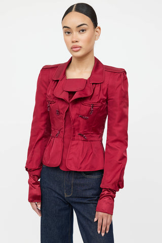 Saint Laurent Silk Evening Jacket