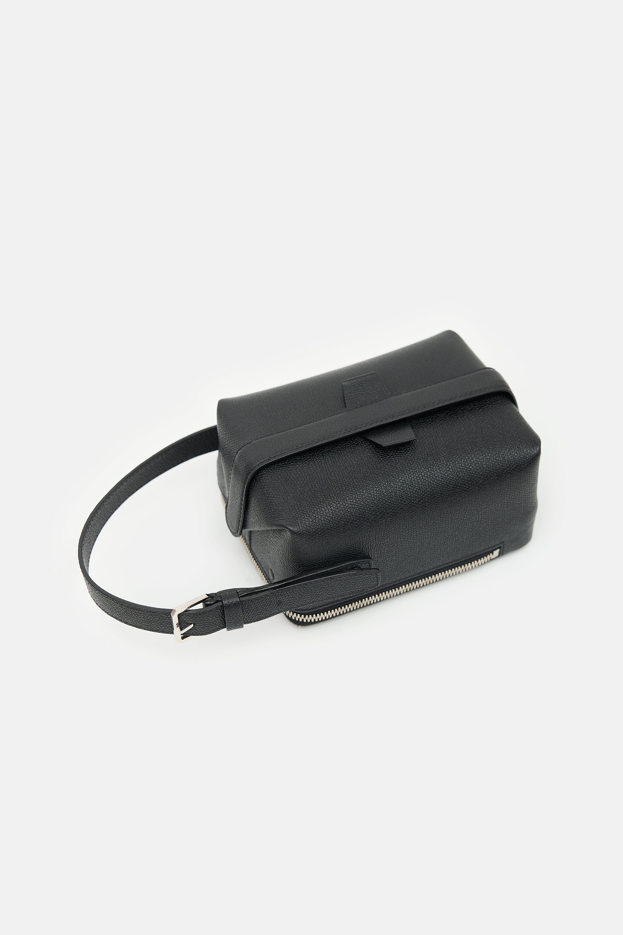 Valextra Leather Tric Trac Bag