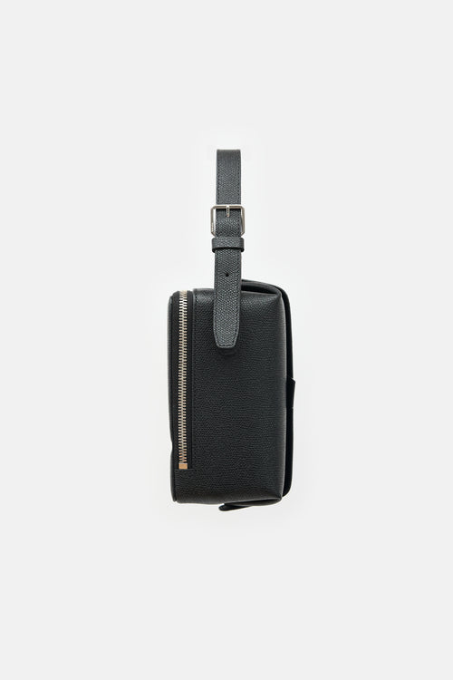 Valextra Leather Tric Trac Bag
