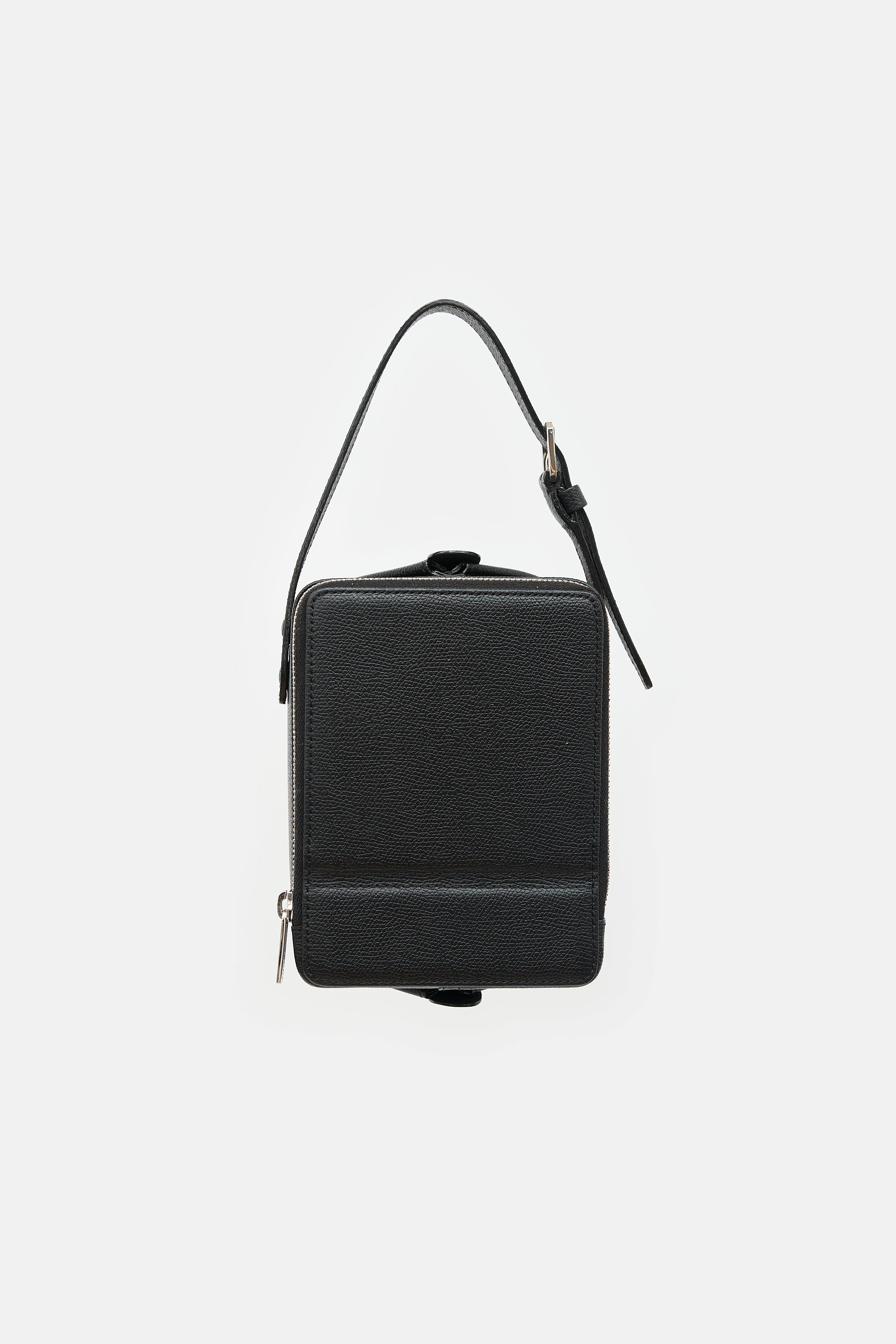 Valextra Leather Tric Trac Bag