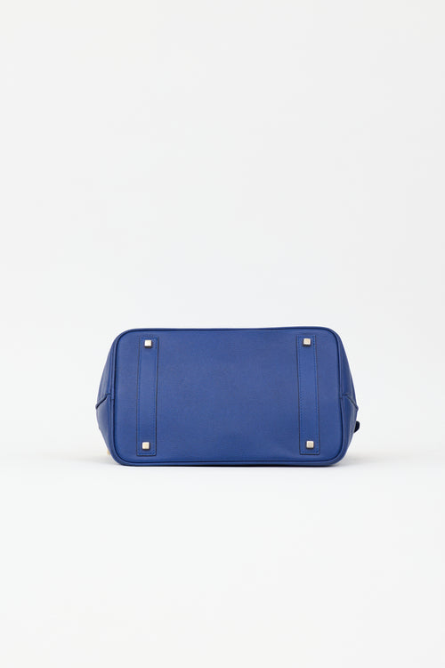 Valextra Leather Medium Bowling Bag
