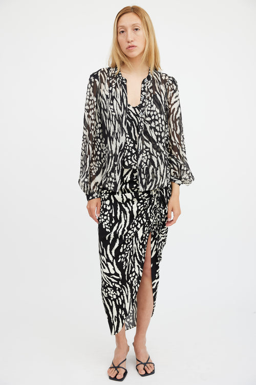 Veronica Beard Black & White Three Piece Set