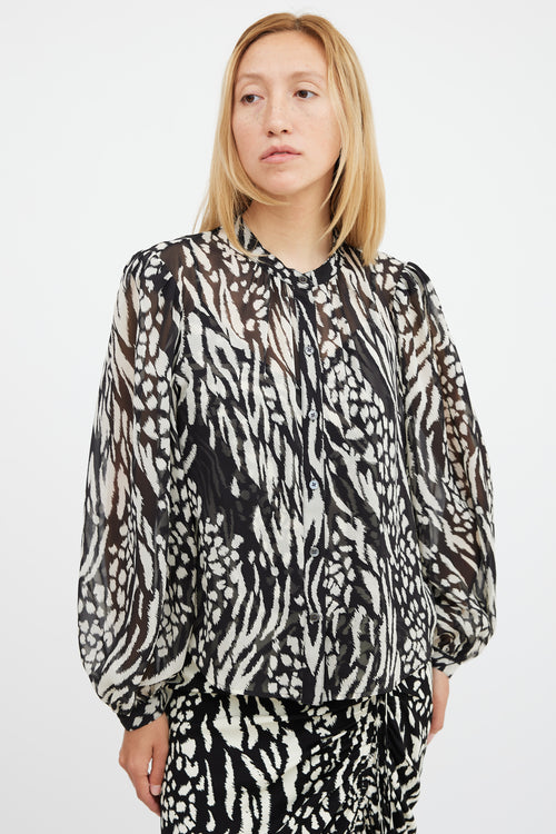 Veronica Beard Black & White Three Piece Set