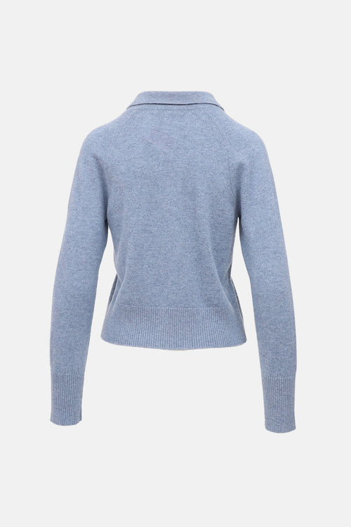  Cashmere Button Cardigan
