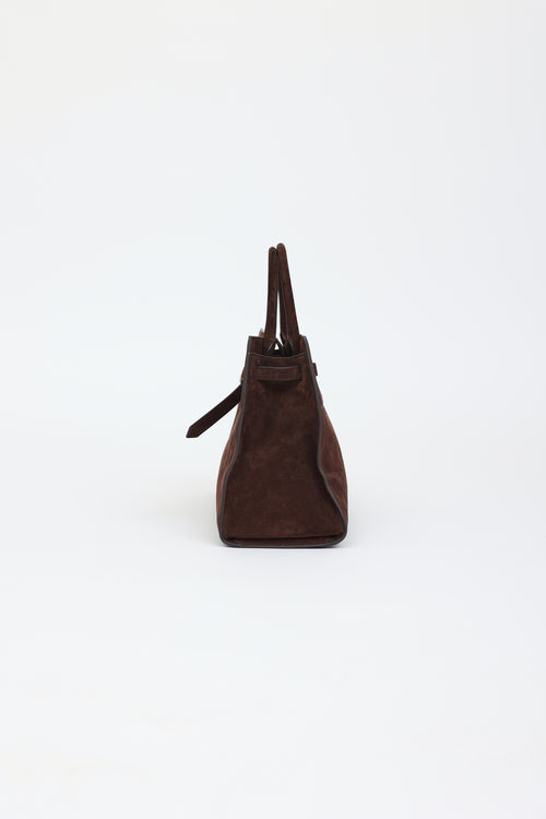 Veronica Beard Suede Dash Bag