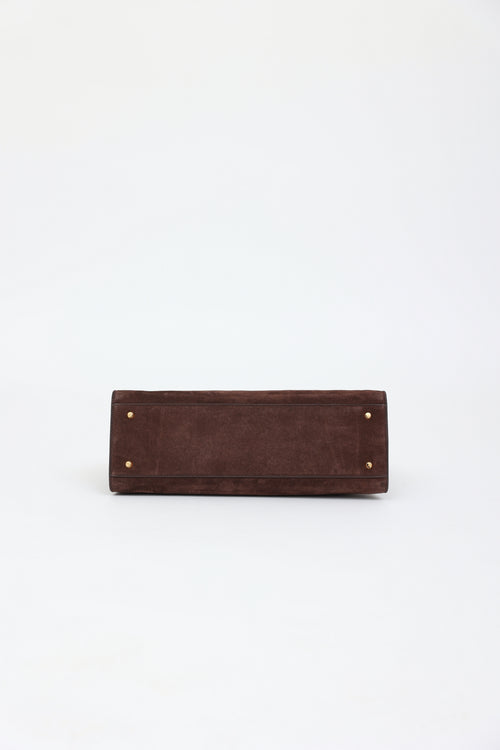 Veronica Beard Suede Dash Bag